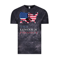 Cloud Black the lincoln project save usa abraham lincoln american flag t shirt Vintage Tee - StudioElite
