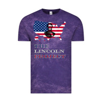 Cloud Purple the lincoln project save usa abraham lincoln american flag t shirt Vintage Tee - StudioElite