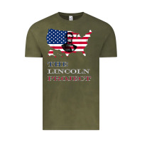 Vintage Olive the lincoln project save usa abraham lincoln american flag t shirt Vintage Tee - StudioElite