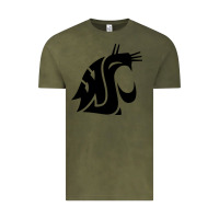 Vintage Olive washington state cougars football Vintage Tee - StudioElite