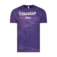 Cloud Purple president abraham lincoln campaign honest abe gift t shirt Vintage Tee - StudioElite