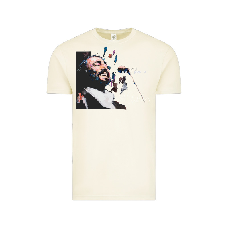 Original Portrait Of Luciano Pavarotti Vintage Tee by StudioElite | Teevron