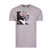 Vintage Zinc Original Portrait of Luciano Pavarotti Vintage Tee - StudioElite