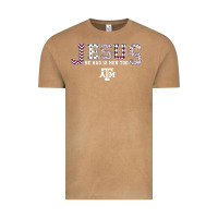 Vintage Camel Texas A&m Aggies Jesus - Had 12 Men - Patterned Vintage Tee - PixelFlow