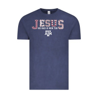 Vintage Denim Texas A&m Aggies Jesus - Had 12 Men - Patterned Vintage Tee - PixelFlow