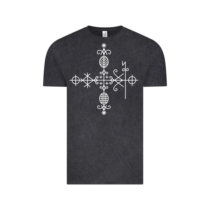 Haitian Veve  Voodoo Symbol T Shirt Vintage Tee by PixelFlow | Teevron