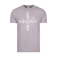 Vintage Zinc haitian veve  voodoo symbol t shirt Vintage Tee - PixelFlow