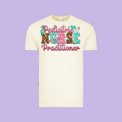 Pediatric Nurse Practitioner Vintage Tee Designed By Texasbilliewilder