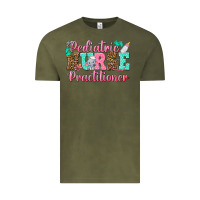 Vintage Olive Pediatric Nurse Practitioner Vintage Tee - texasbilliewilder