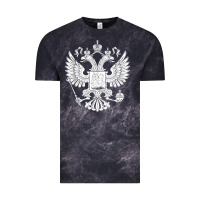 Cloud Black russian double headed eagle for a russia fan gift t shirt Vintage Tee - PixelFlow