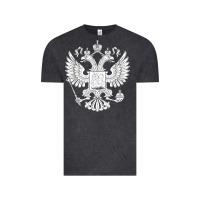 Vintage Black russian double headed eagle for a russia fan gift t shirt Vintage Tee - PixelFlow