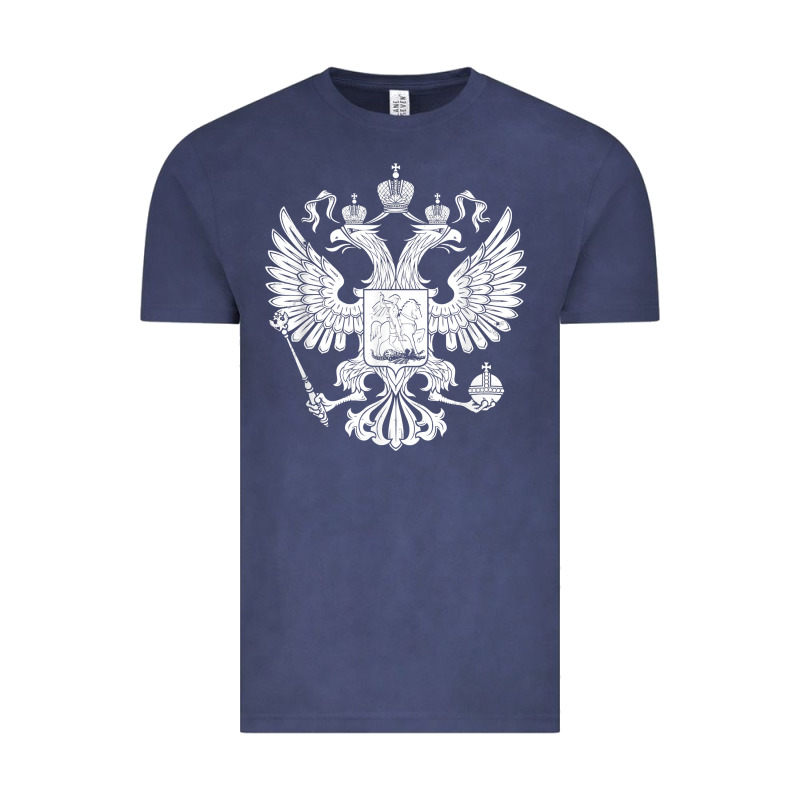 Russian Double Headed Eagle For A Russia Fan Gift T Shirt Vintage Tee by PixelFlow | Teevron