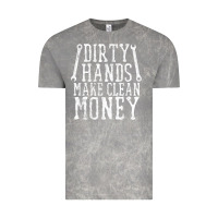 Cloud Rock dirty hands make clean money t shirt wrench mechanic gift Vintage Tee - PixelFlow