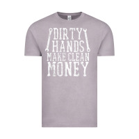 Vintage Zinc dirty hands make clean money t shirt wrench mechanic gift Vintage Tee - PixelFlow