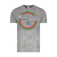 Cloud Rock fiat 500   italy Vintage Tee - PixelFlow