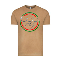 Vintage Camel fiat 500   italy Vintage Tee - PixelFlow