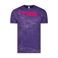 Cloud Purple Teenage Head Print (Pink) Plain Vintage Tee - PixelFlow