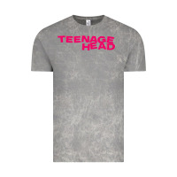 Cloud Rock Teenage Head Print (Pink) Plain Vintage Tee - PixelFlow