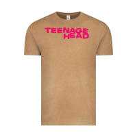Vintage Camel Teenage Head Print (Pink) Plain Vintage Tee - PixelFlow