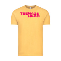 Vintage Mustard Teenage Head Print (Pink) Plain Vintage Tee - PixelFlow