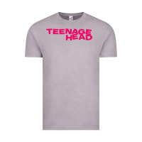Vintage Zinc Teenage Head Print (Pink) Plain Vintage Tee - PixelFlow
