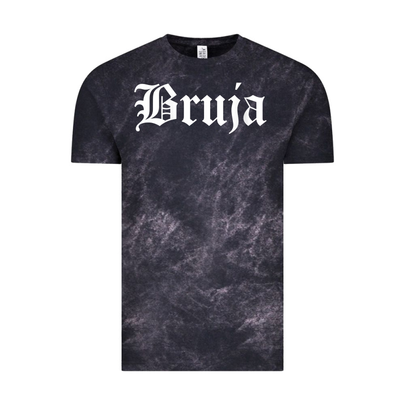 Womens Bruja Old English Chola Witchy V Neck T Shirt Vintage Tee by PixelFlow | Teevron