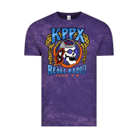 Cloud Purple Kppx Rebel Radio Vintage Tee - PixelFlow