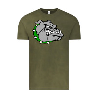 Vintage Olive ashville high school, ashville bulldogs Vintage Tee - PixelFlow