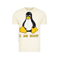 Vintage Arctic Linux Mascot Tux the Penguin I Am Root TShirt Men Women Kids Vintage Tee - PixelFlow