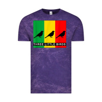 Cloud Purple THREE LITTLE BIRDS Vintage Tee - PixelFlow