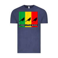 Vintage Denim THREE LITTLE BIRDS Vintage Tee - PixelFlow