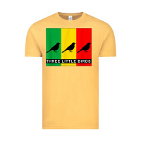 Vintage Mustard THREE LITTLE BIRDS Vintage Tee - PixelFlow