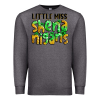 Charcoal Heather little miss shenanigans St. Patrick's Premium Sweatshirt - LillyAllenDesigns