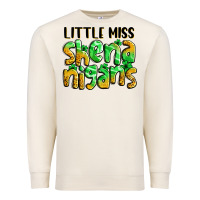 Sandshell little miss shenanigans St. Patrick's Premium Sweatshirt - LillyAllenDesigns