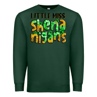 Sports Green little miss shenanigans St. Patrick's Premium Sweatshirt - LillyAllenDesigns