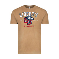 Vintage Camel liberty university flames football lynchburg virginia sparky the eagle Vintage Tee - PixelFlow