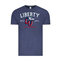 Vintage Denim liberty university flames football lynchburg virginia sparky the eagle Vintage Tee - PixelFlow