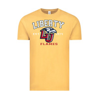 Vintage Mustard liberty university flames football lynchburg virginia sparky the eagle Vintage Tee - PixelFlow