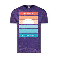 Cloud Purple DAYMAN NIGHTMAN - It's Always Sunny Vintage Tee - PixelFlow