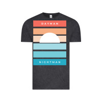 Vintage Black DAYMAN NIGHTMAN - It's Always Sunny Vintage Tee - PixelFlow