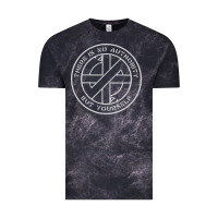 Cloud Black Crass   There Is No  Authority But Yourself Classic Vintage Tee - PixelFlow