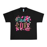 Black find a cure Urban Heavy Tee - NancyCooperArtShop