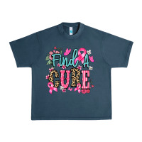Midnight Navy find a cure Urban Heavy Tee - NancyCooperArtShop