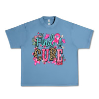 Pebble Blue find a cure Urban Heavy Tee - NancyCooperArtShop