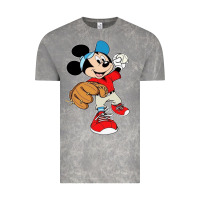 Cloud Rock micky-playing-baseball-cartoon-illustration-- Vintage Tee - PixelFlow