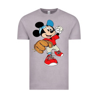 Vintage Zinc micky-playing-baseball-cartoon-illustration-- Vintage Tee - PixelFlow
