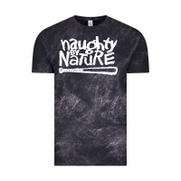 Cloud Black naughty by nature Vintage Tee - PixelFlow