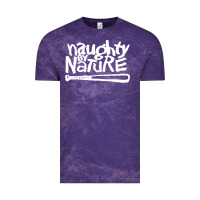 Cloud Purple naughty by nature Vintage Tee - PixelFlow