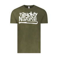 Vintage Olive naughty by nature Vintage Tee - PixelFlow