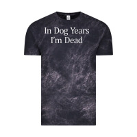 Cloud Black in dog years i'm dead Vintage Tee - PixelFlow